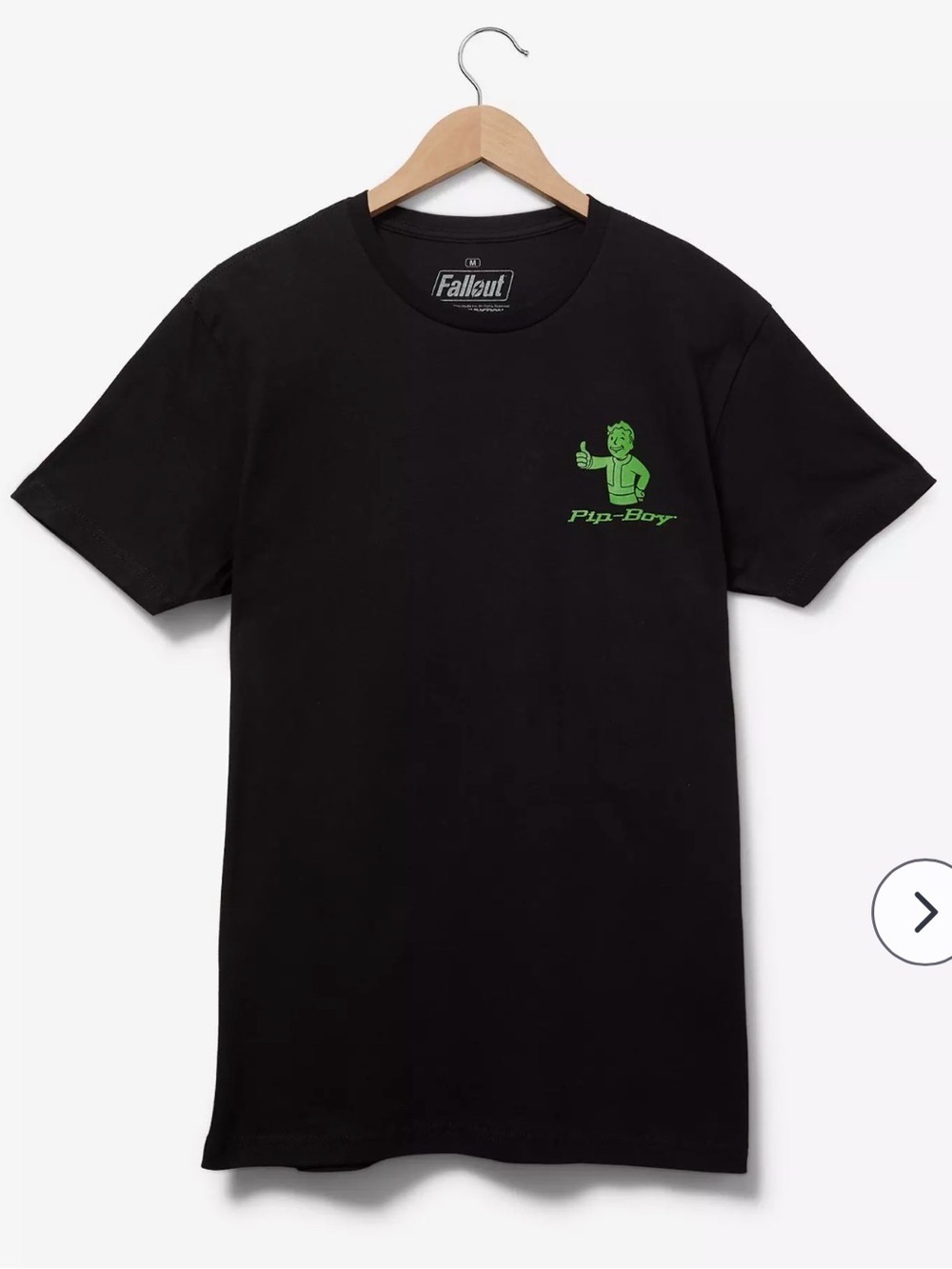 NWT Fallout Pip-Boy Vault Boy Tonal Portrait T-Shirt -BoxLunch Exclusive size XL